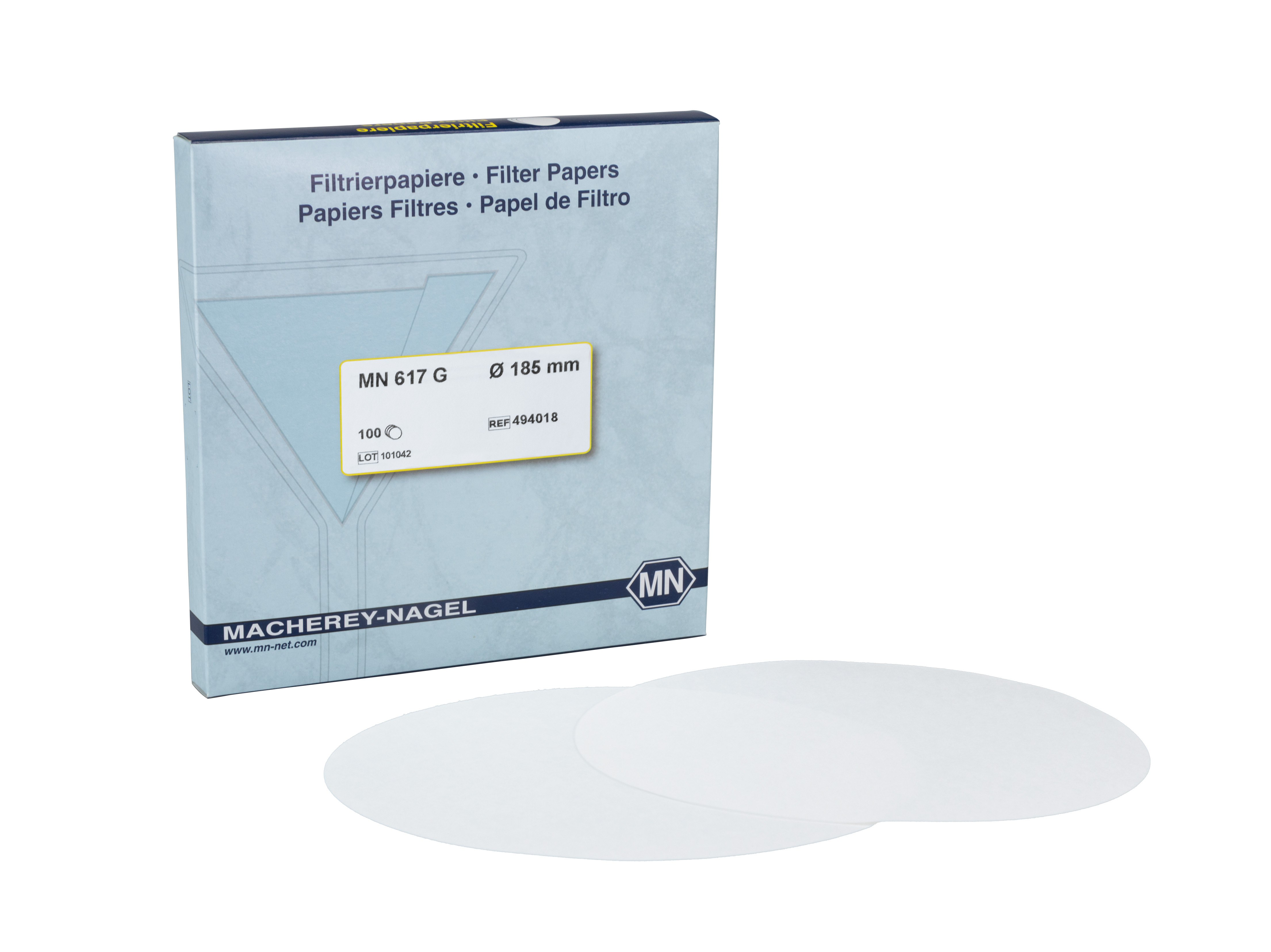 Filter, round-, MN617 G, 5,5cm, 100pcs