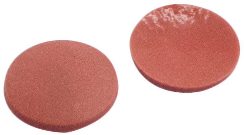 Septa 19,5mm, Gummi/TEF, 1,0mm, 60S, 100stk