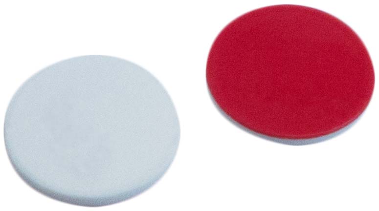 Septa 10,5mm, Silicone/PTFE, 1,3mm, 45S, 100stk