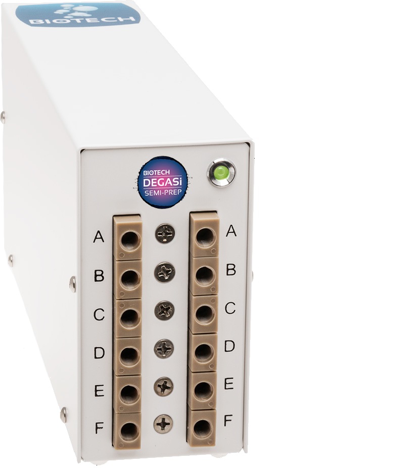 1-ch. Biotech DEGASi + Semi-Prep Degasser, 925 µl