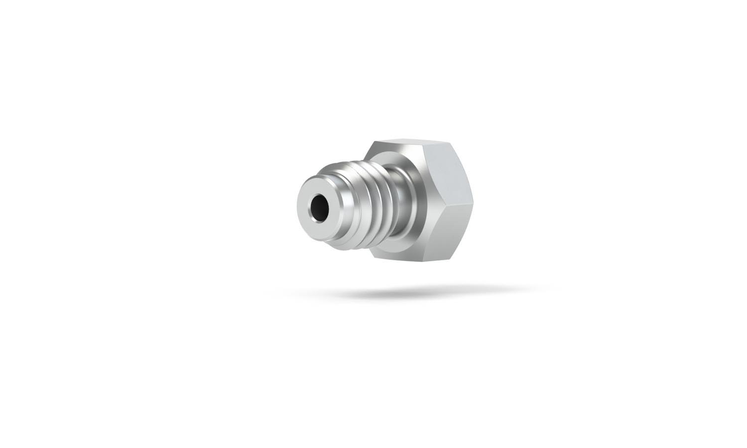 Stainless Steel Male Nut - M6, for 1/16"