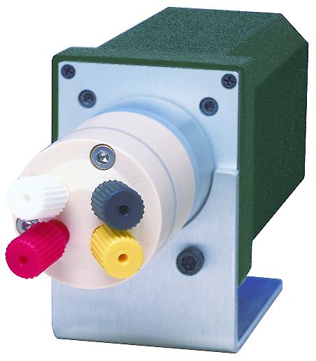 4/2-pos i-v valve, man, 1/4"-28x0.5mm,.5ul,PPS/E2