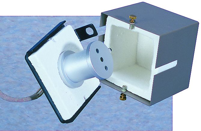 Heated column enclosure, 1 col. mandrel, 4"x4.25"x