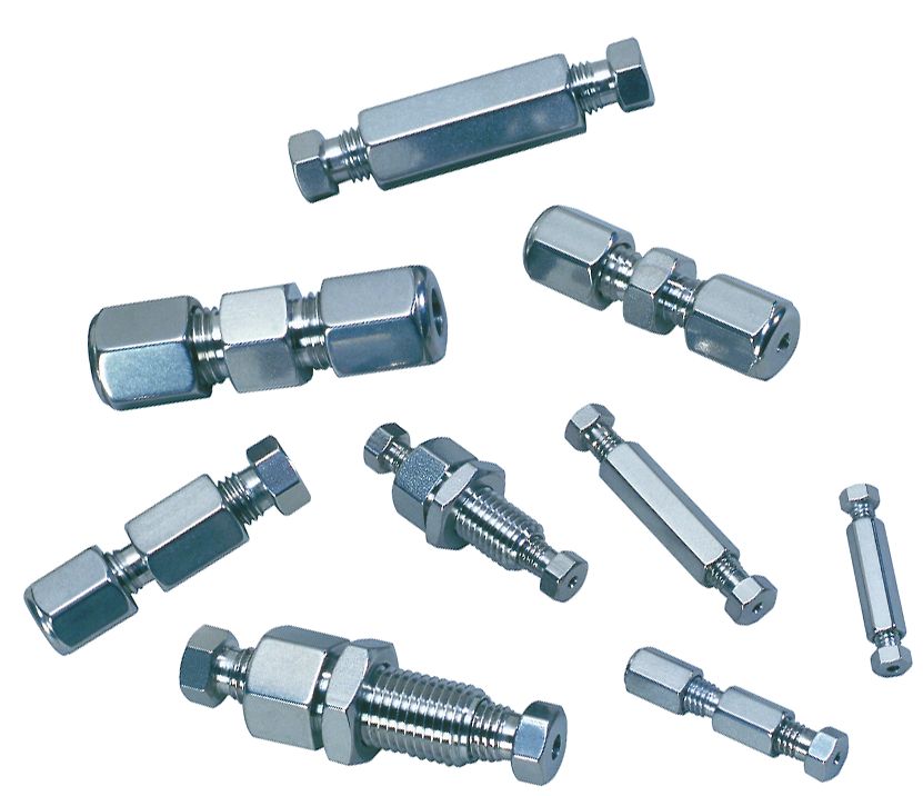 ext/int. union 1/8", 1/8" through bore, SS