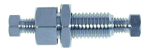 Bulkhead union 1/16", 1/16" through bore, SS