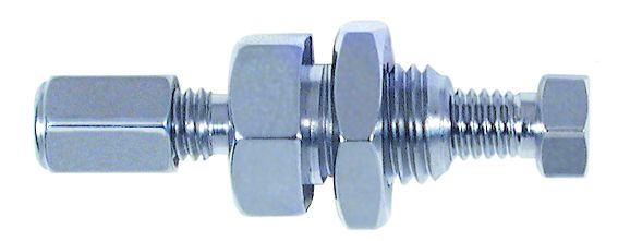 Bulkhead ext/int union 1/16", 0,75mm bore, SS