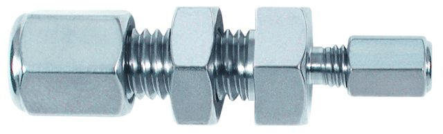 Bulkhead external reducing union 1/8"x1/16", 1mm b