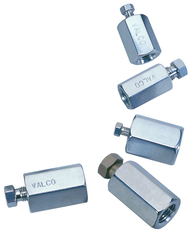 FeM pipe adaptor 1/8"F-NPTx1/16"int, 1mm bore, SS