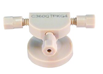 Tee, 360um, quick mount, 50um bore, for PEEK and F
