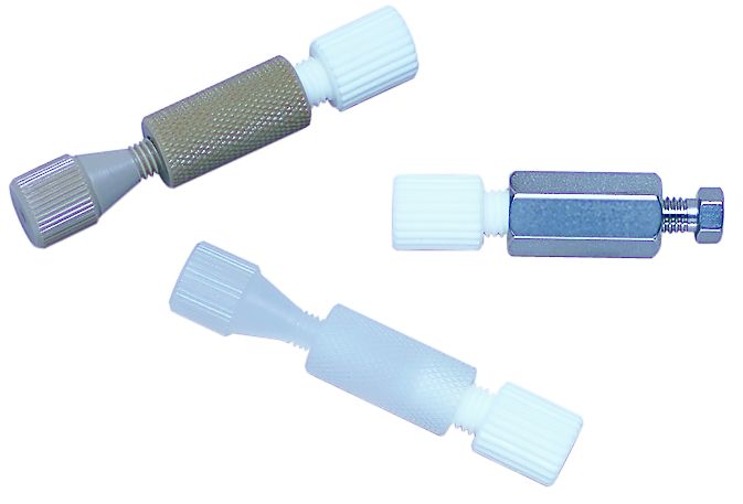 Cheminert union 1/4"-28, 1/16" tubing, 0,25mm bore