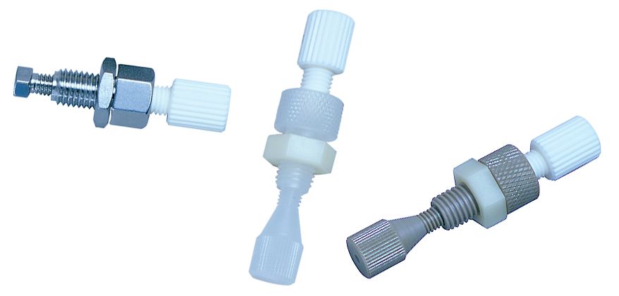 Cheminert b-h union 1/4"-28x1/16" tubing, 0,25mm b