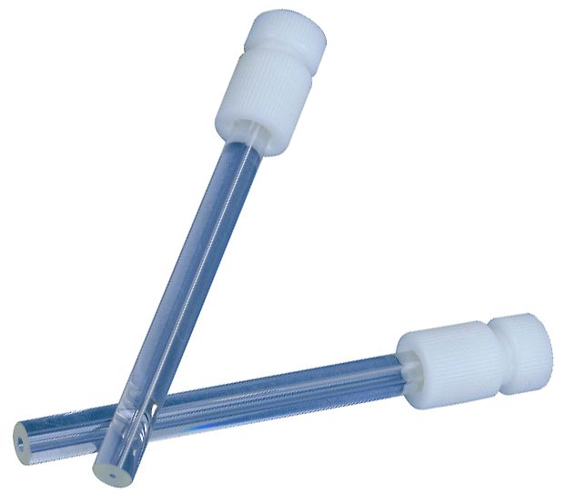 Cheminert glass connector, 1mm bore, Acetal