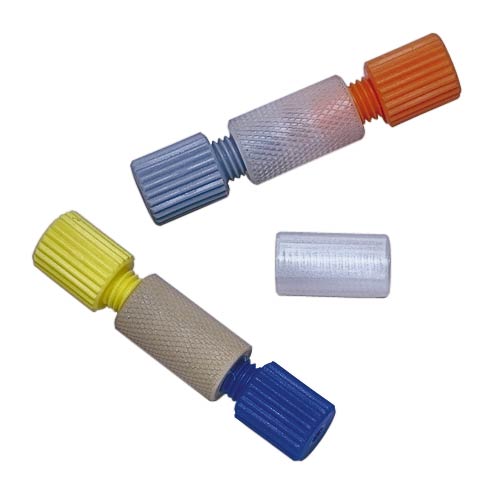 Union, CTFE, 1/4-28, til 1/16" OD slange