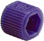Adapter, blue, PP, fingertight sleeve