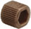Adapter, brown, PP, fingertight sleeve