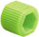 Adapter, green, PP, fingertight sleeve, 10 pcs