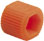 Adapter, orange, PP, fingertight sleeve