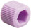 Adapter, purple, PP, fingertight sleeve