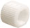 Adapter, white, PP, fingertight sleeve, 5 pcs