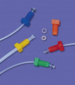 Cheminert nut 1/4"-28 for 1/16"OD tubing, Assorted