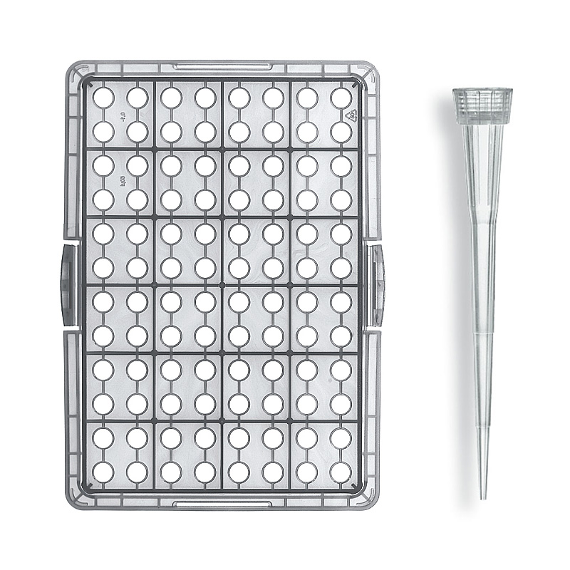 Tip-Box, PP, tom, 1 Tip-Box, grå plade, u. spidser