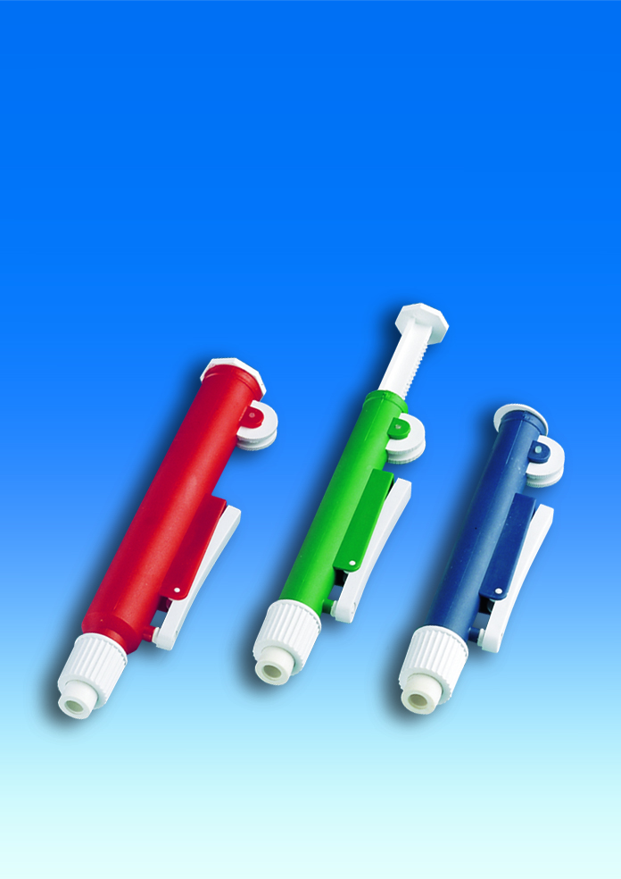 Pipette pumpe, blå, 2ml, 10 stk