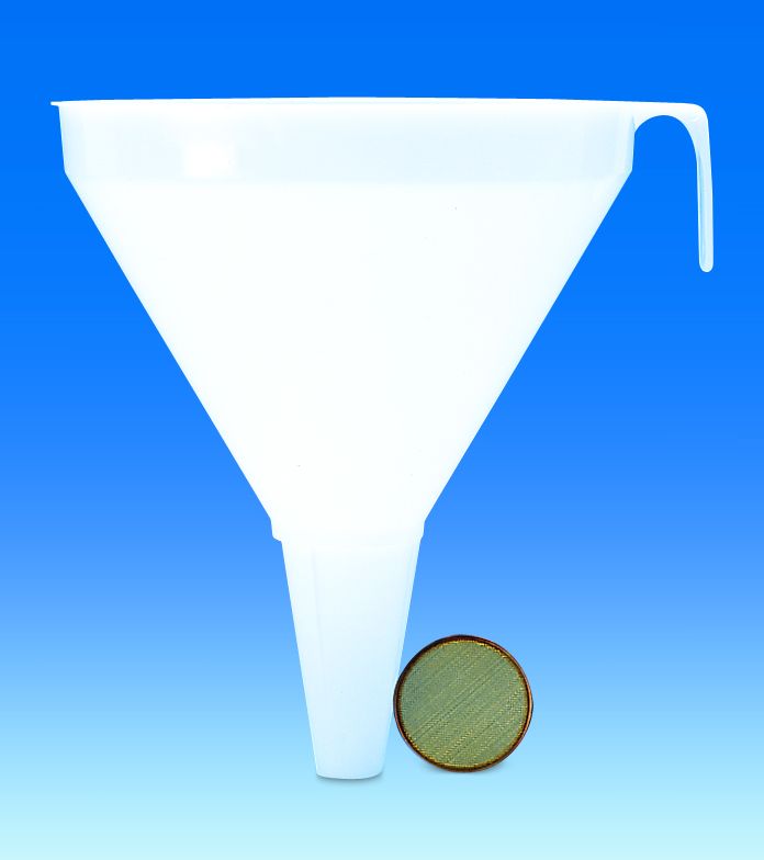 Tragt, stor, PP, Ø 200x200mm, stilk ID22mm, 6stk