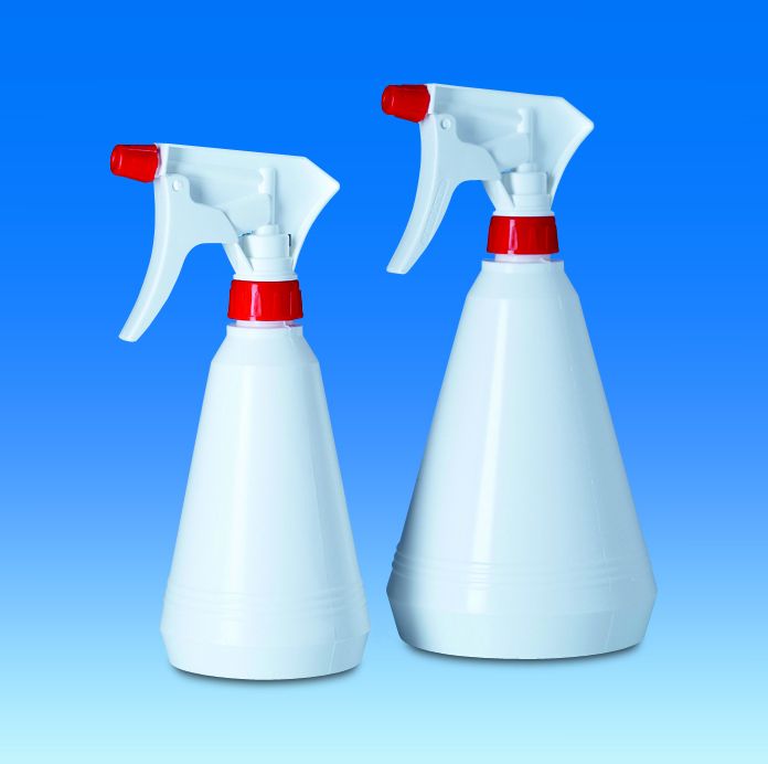 Spray-flaske, PP, hvid, 400ml, 5stk