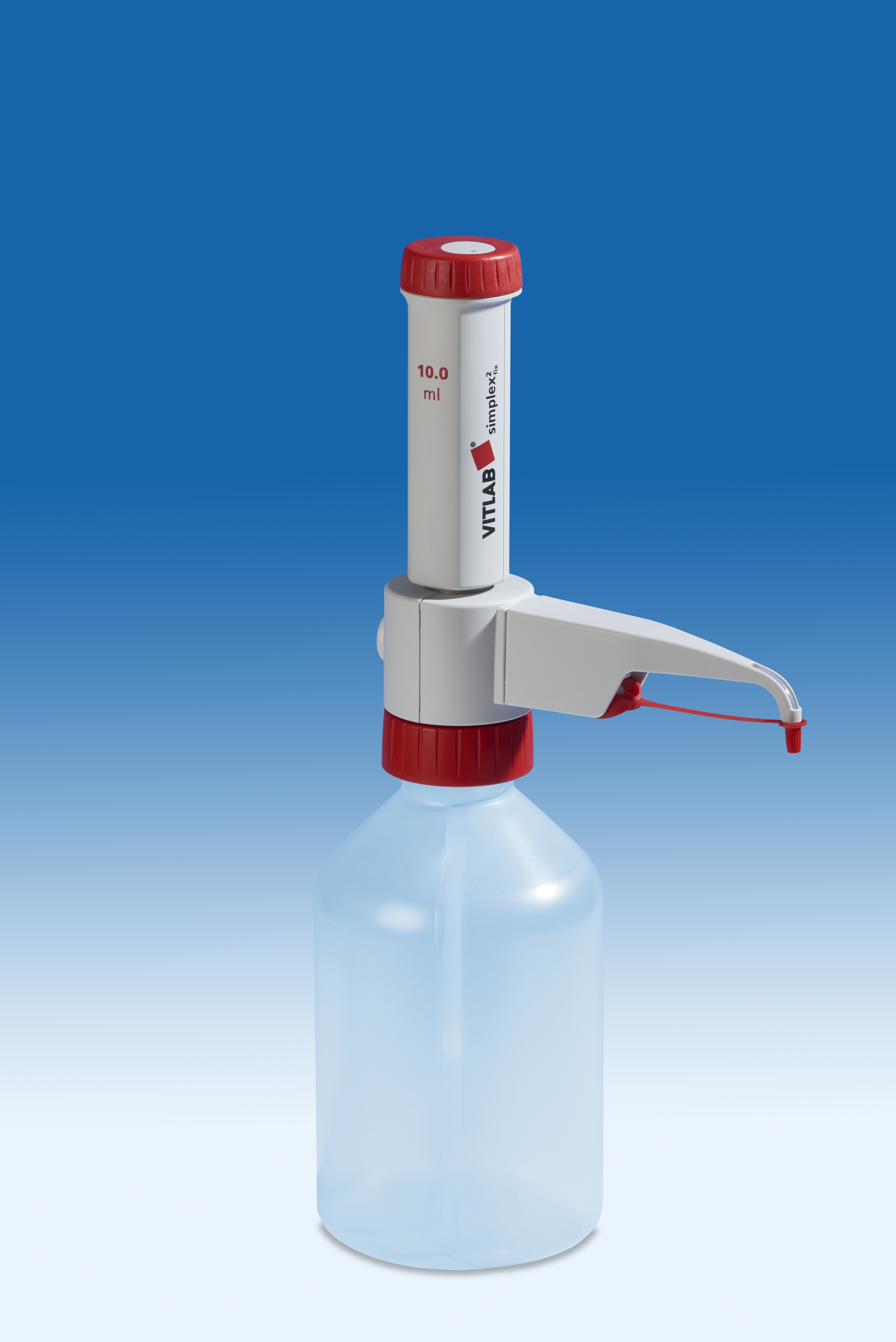 Dispenser VITLAB® simplex² fix, fast volume: 5,0ml