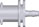 Luer lock hun - 1,6 mm slangestuts, nylon