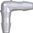 Tube connector elbow 2,4 mm - 2,4 mm, PP