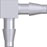 Tube connector elbow 3,2 mm - 3,2 mm, PP