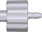 Luer lock han - 1,6 mm slangestuts, nylon