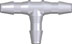 Tube connector T 3,2 mm, PP