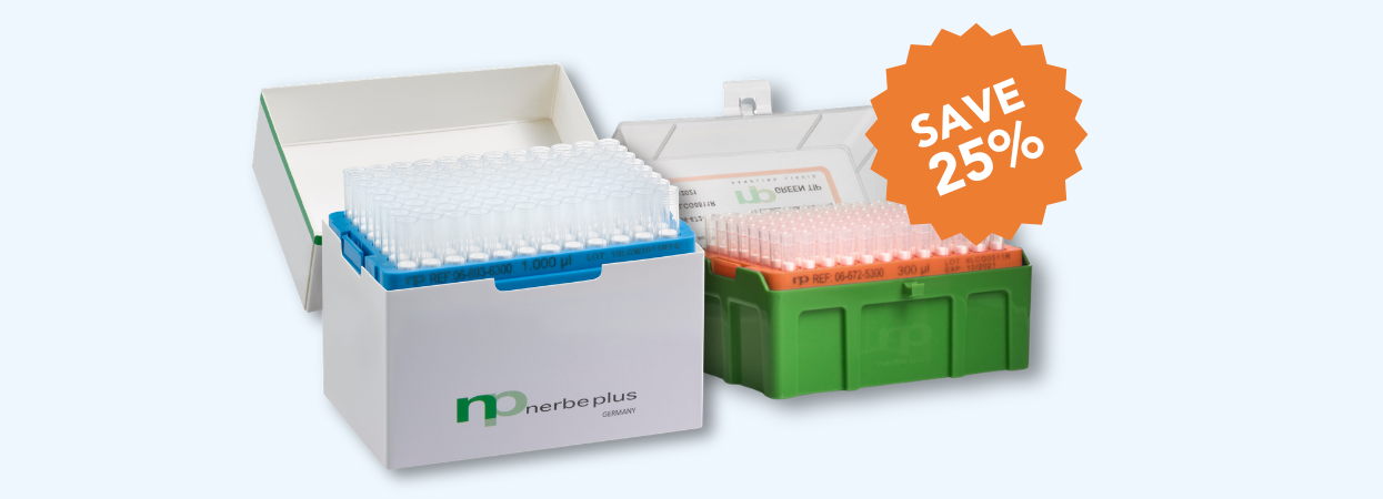 Special Offer on GreenTips Pipette Tips from nerbe plus