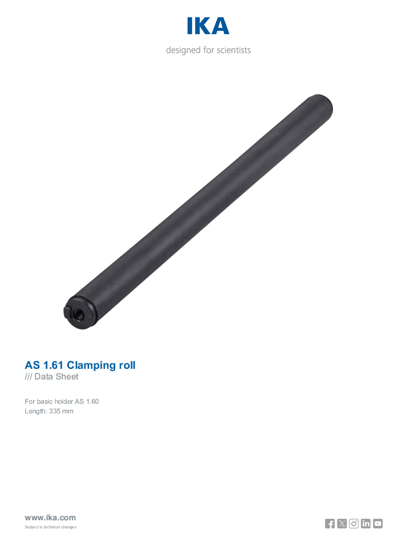 

Data Sheet AS 1.61 Clamping roll

