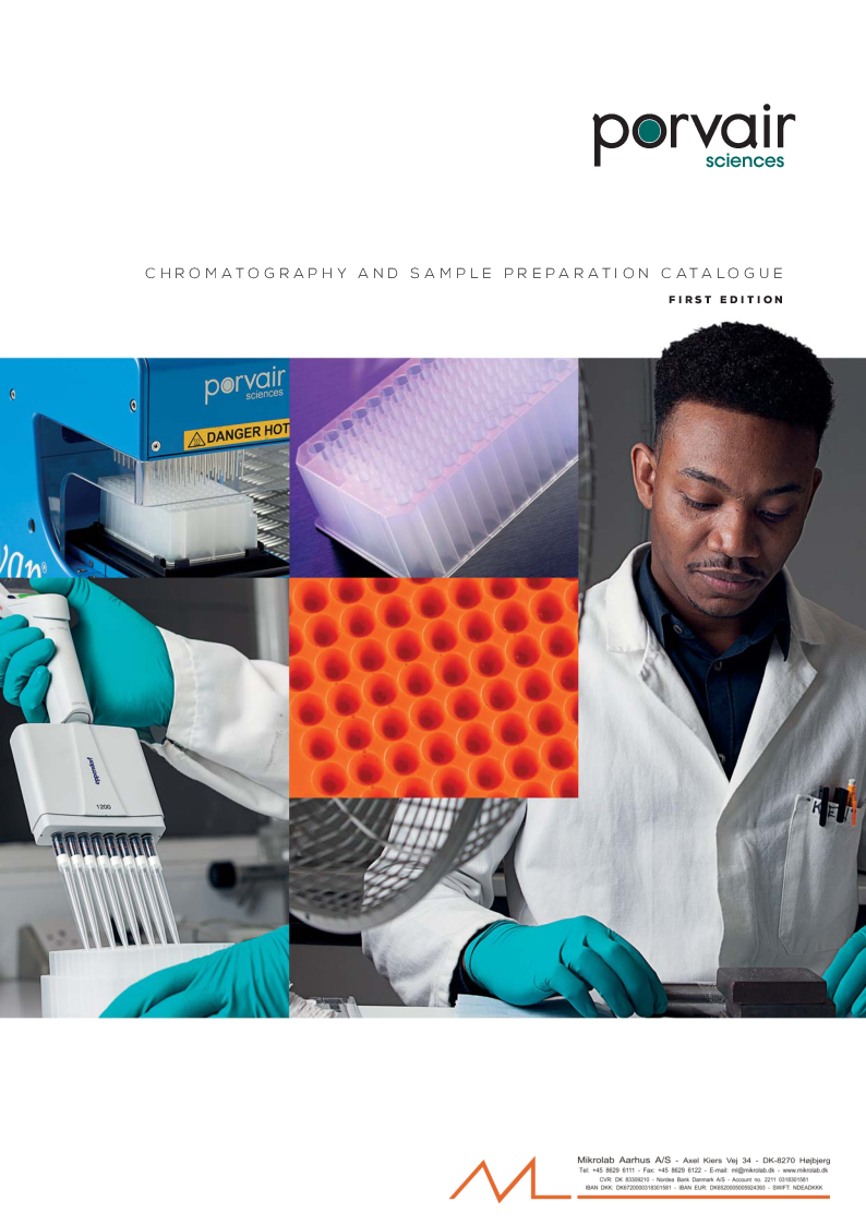 

Porvair chromatography catalogue

