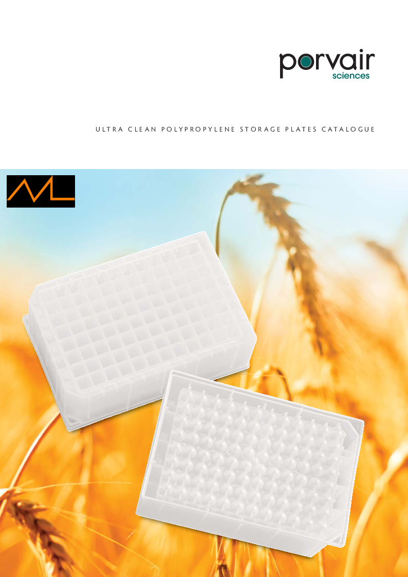 

Porvair Deep Well Plates brochure 2017 ML

