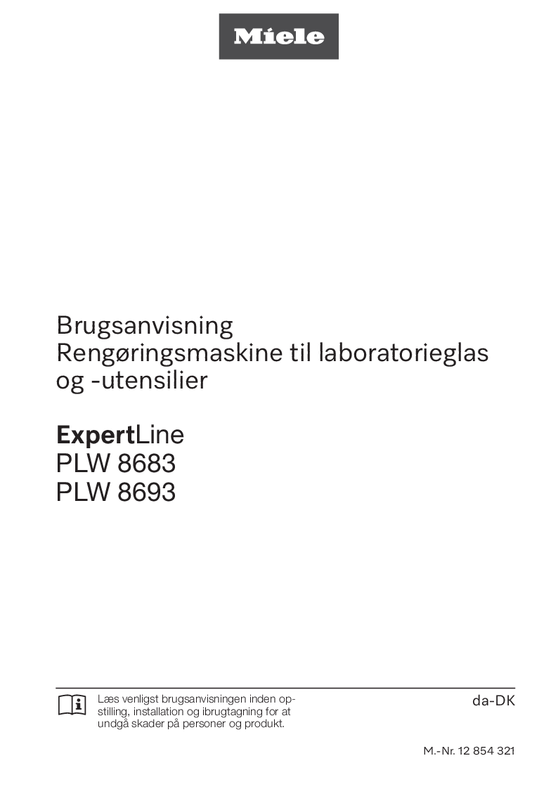 

Brugsanvisning PLW 8683 PLW 8693

