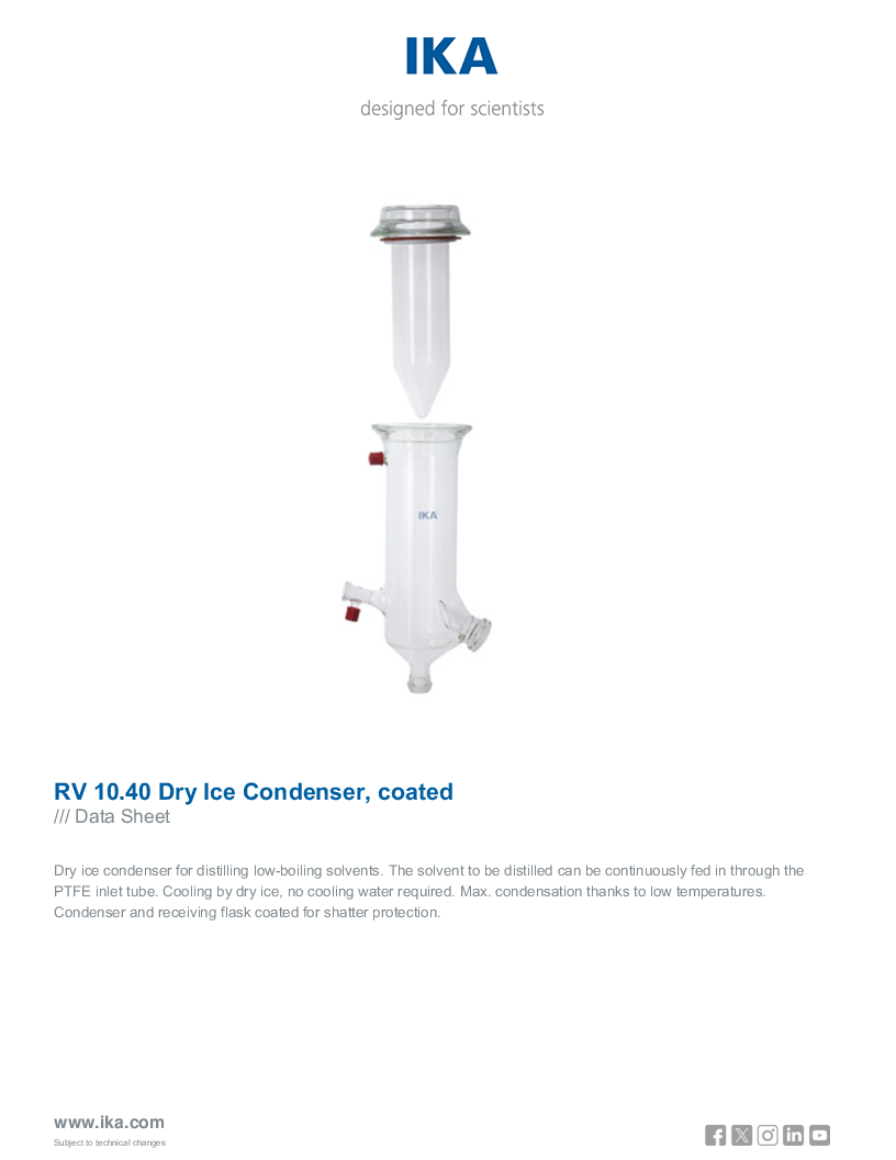 

Data Sheet RV 10.40 Dry Ice Condenser coated

