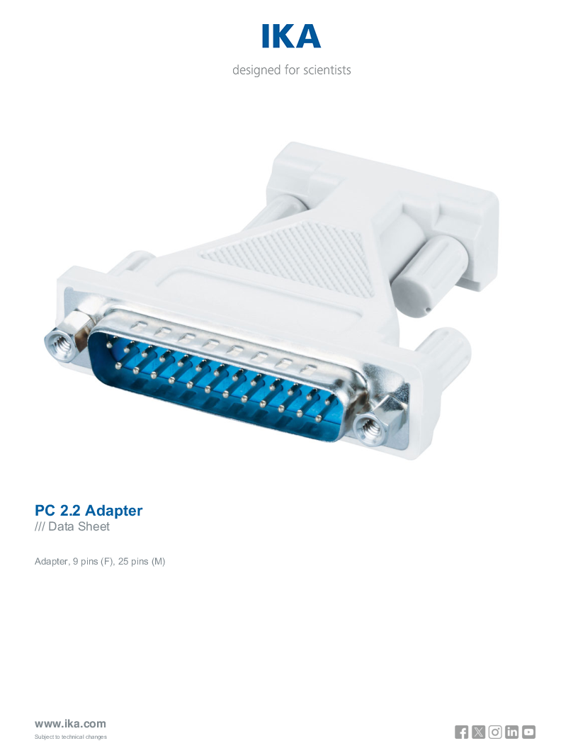 

Data Sheet PC 2.2 Adapter


