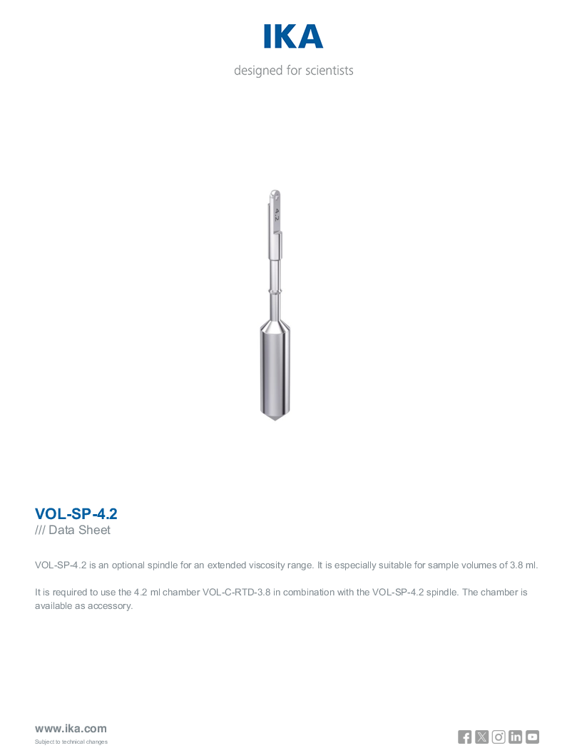 

Data Sheet VOL SP 4.2

