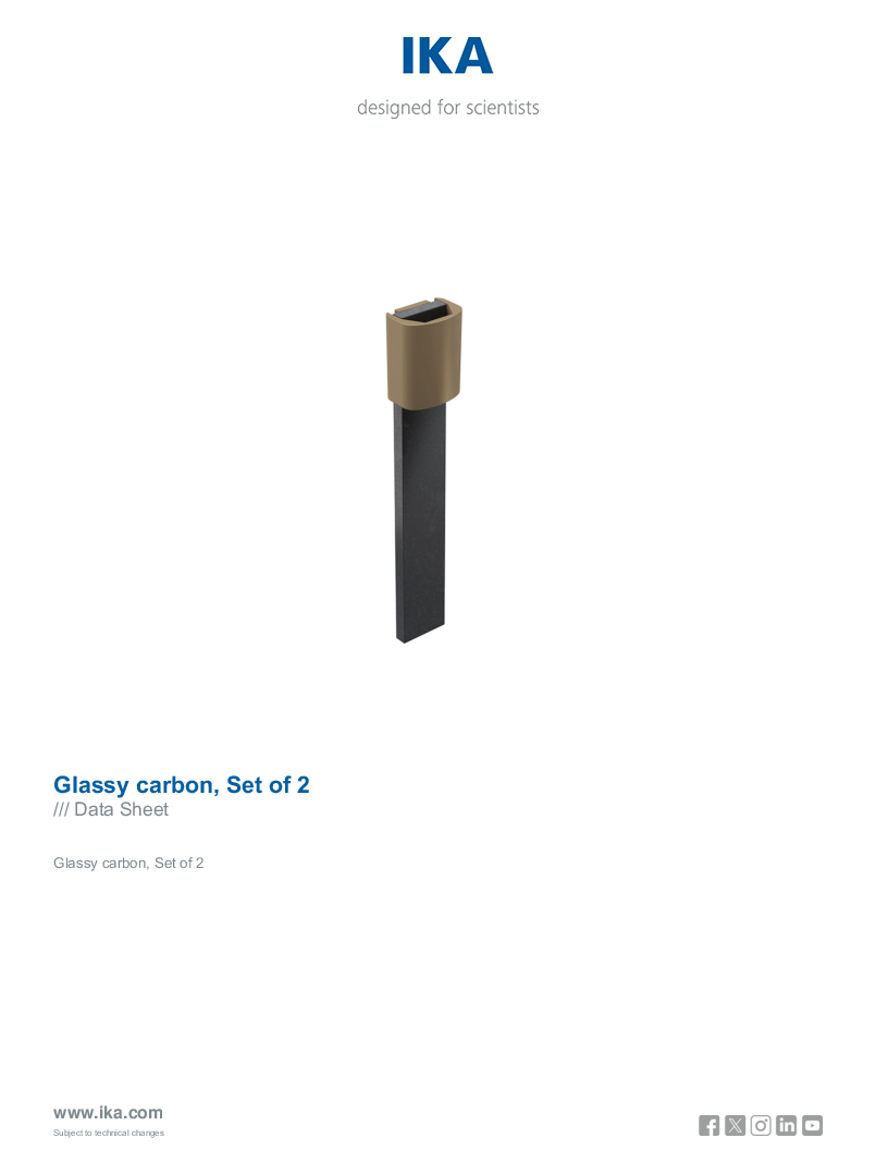 

Data Sheet Glassy carbon Set of 2

