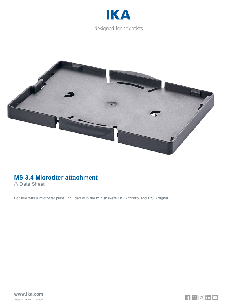 

Data Sheet MS 3.4 Microtiter attachment

