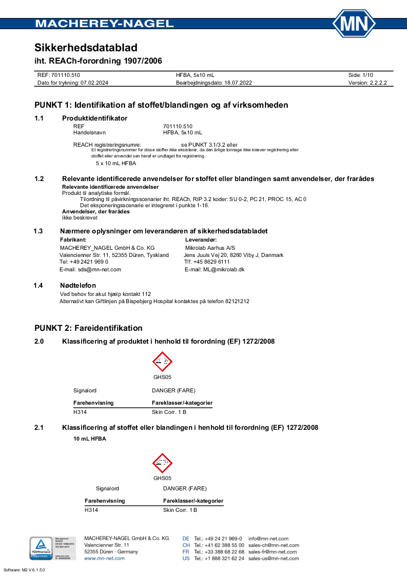 

Acyleringsreagens HFBA, 5x10ml

