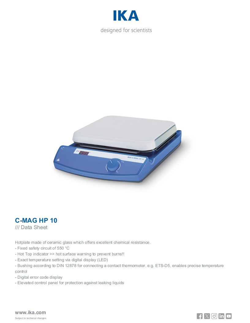 

Data Sheet C MAG HP 10


