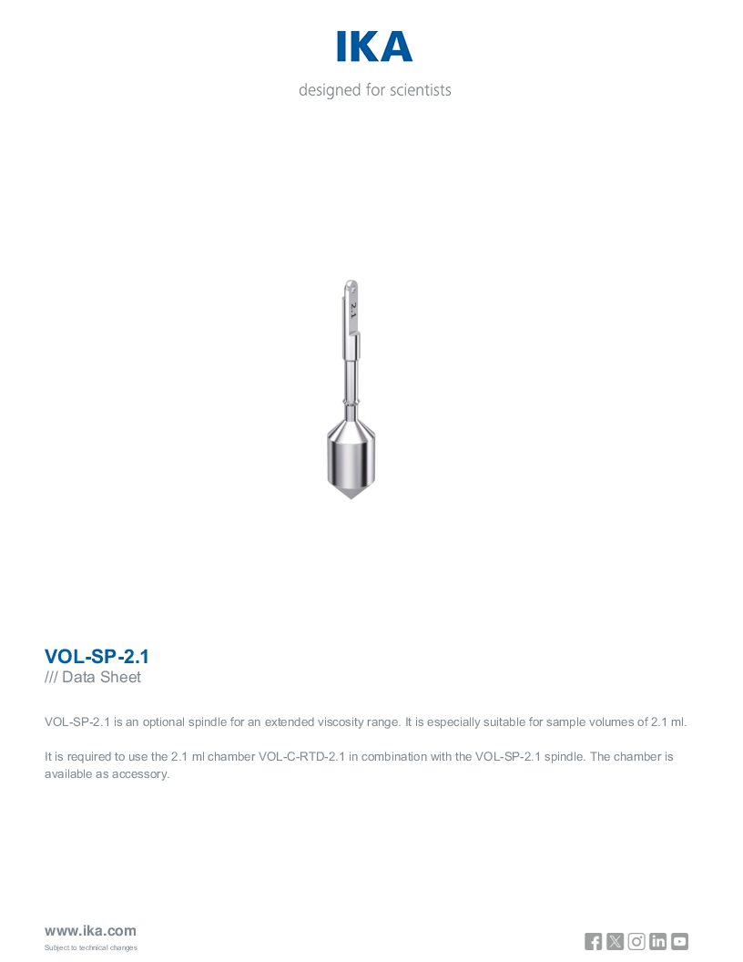 

Data Sheet VOL SP 2.1

