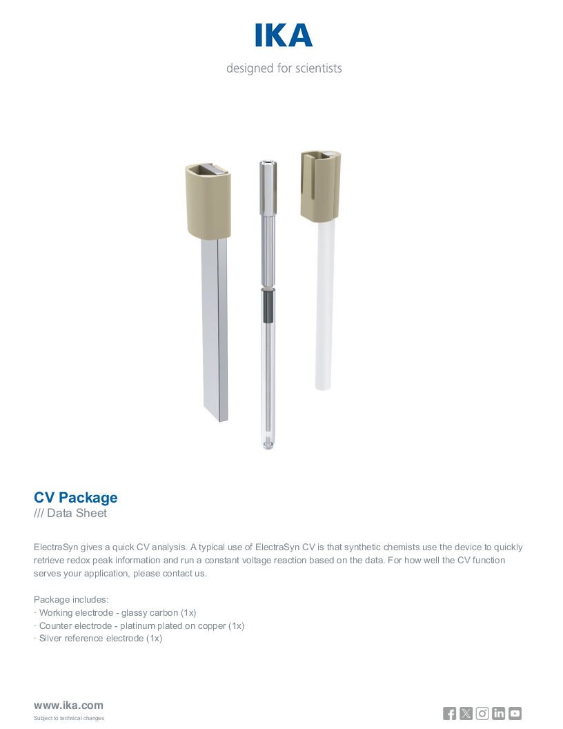 

Data Sheet CV Package

