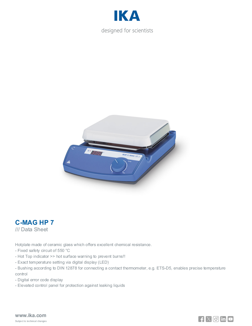 

Data Sheet C MAG HP 7

