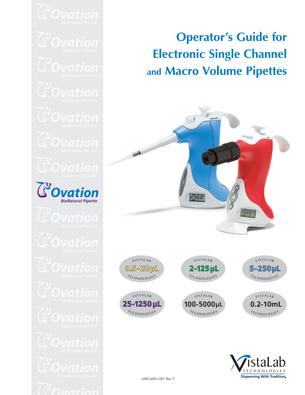 

Vistalab Ovation ESC Operators Guide RevF


